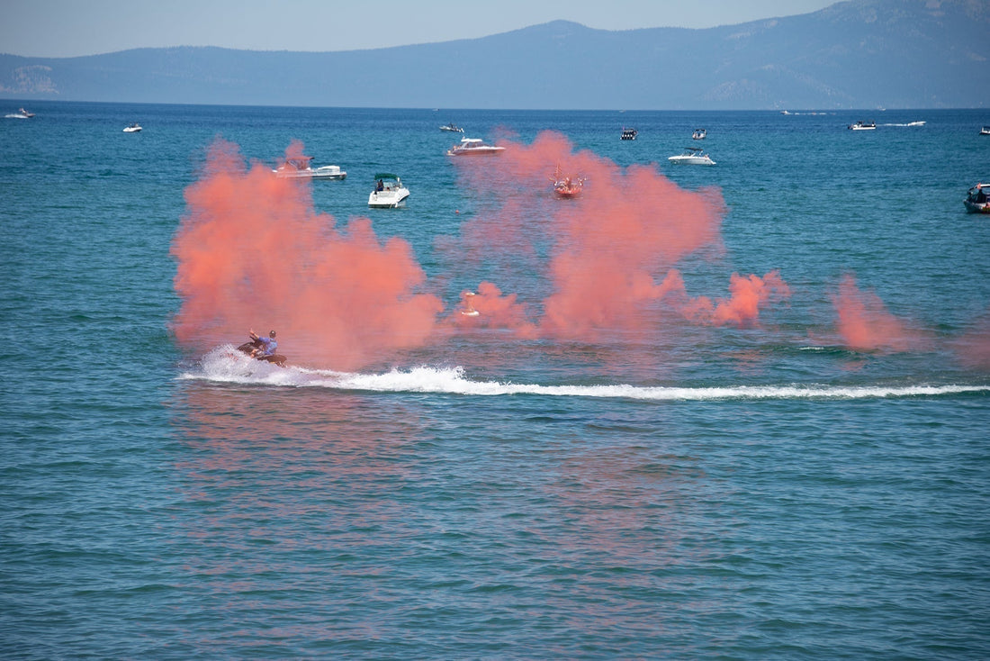 Orange Smoke Flare