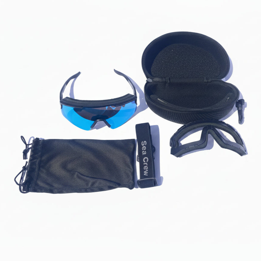 Sea Crew – Ice Blue Sports Sunglasses/Googles