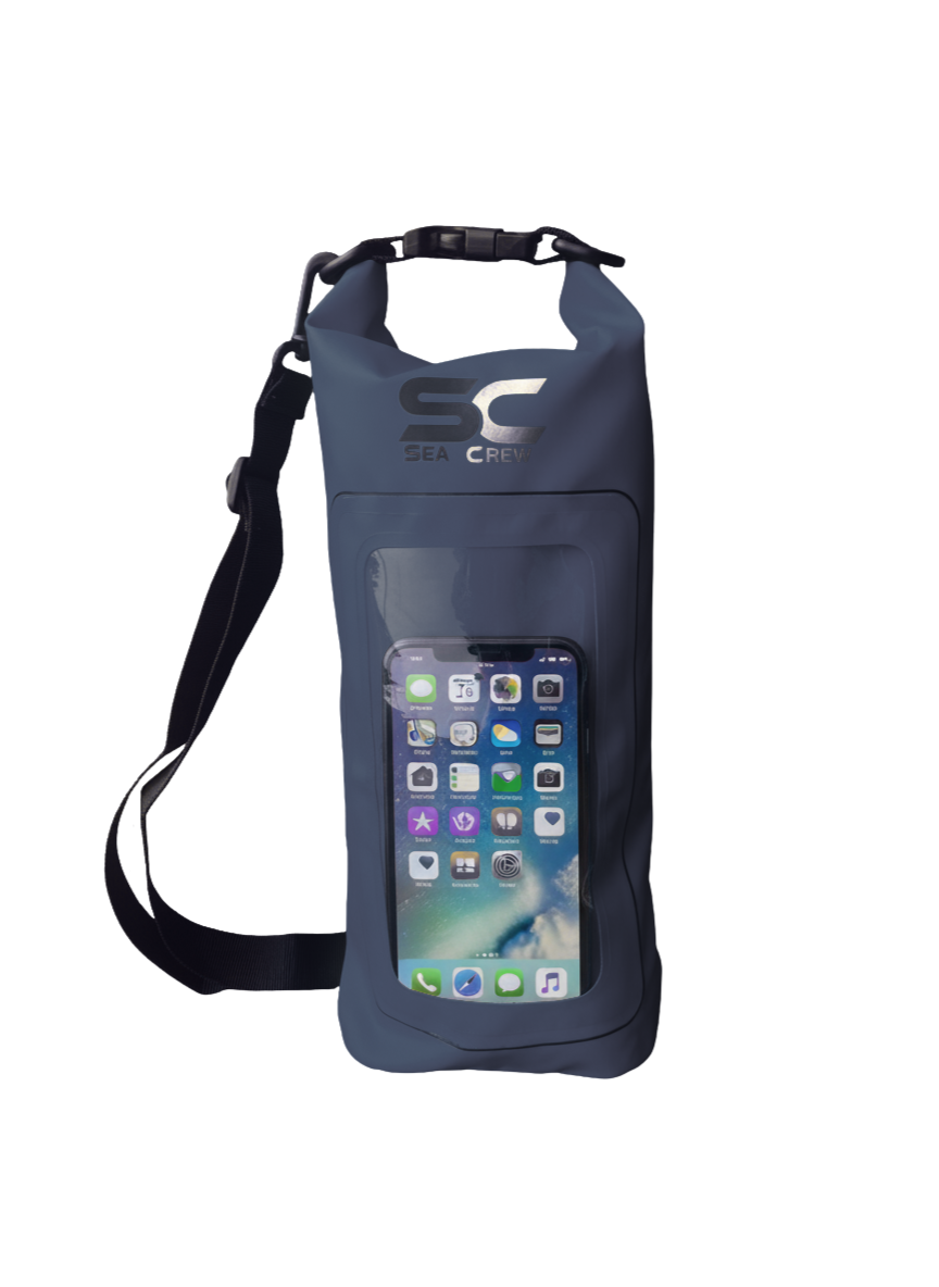 2.5L PVC Dry Bag with Phone Compartment - IP68 Waterproof