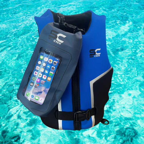 2.5L PVC Dry Bag with Phone Compartment - IP68 Waterproof