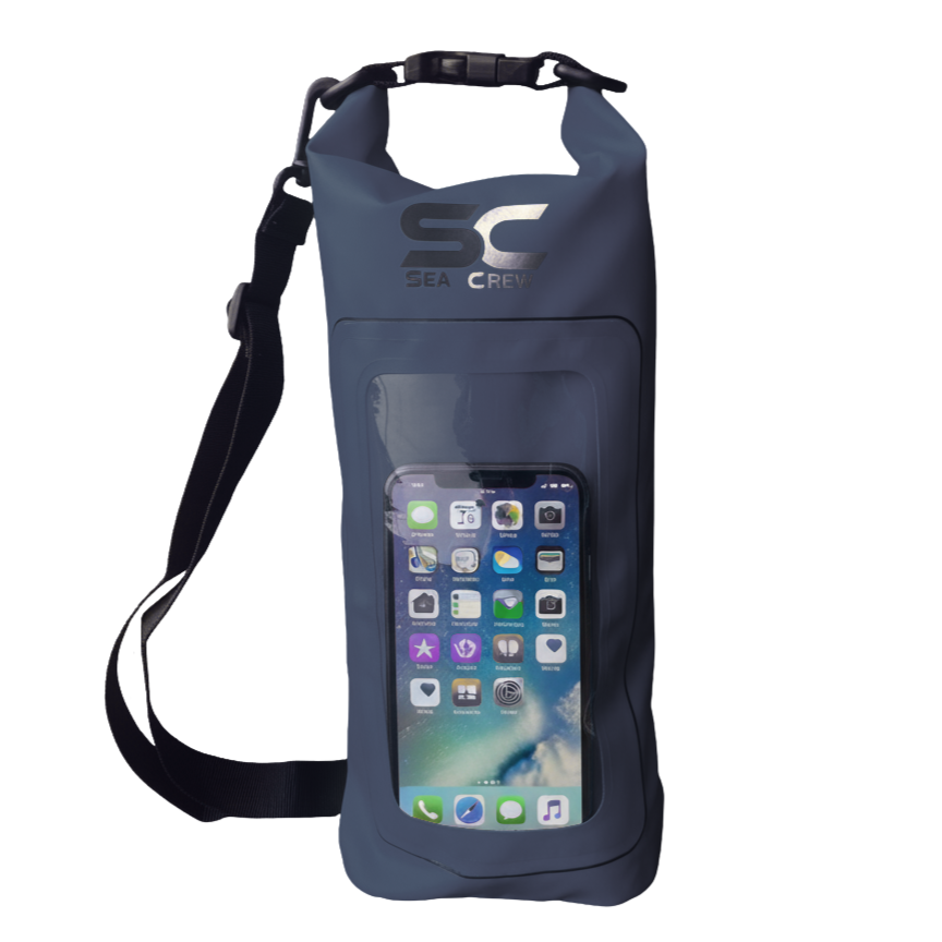 2.5L PVC Dry Bag with Phone Compartment - IP68 Waterproof